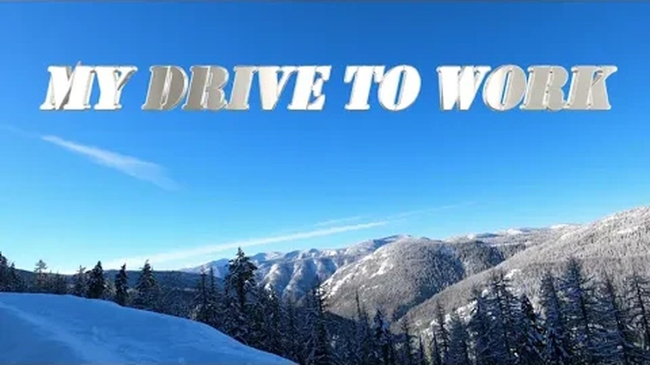 The Drive From Trail to The Mountain. BC Canada