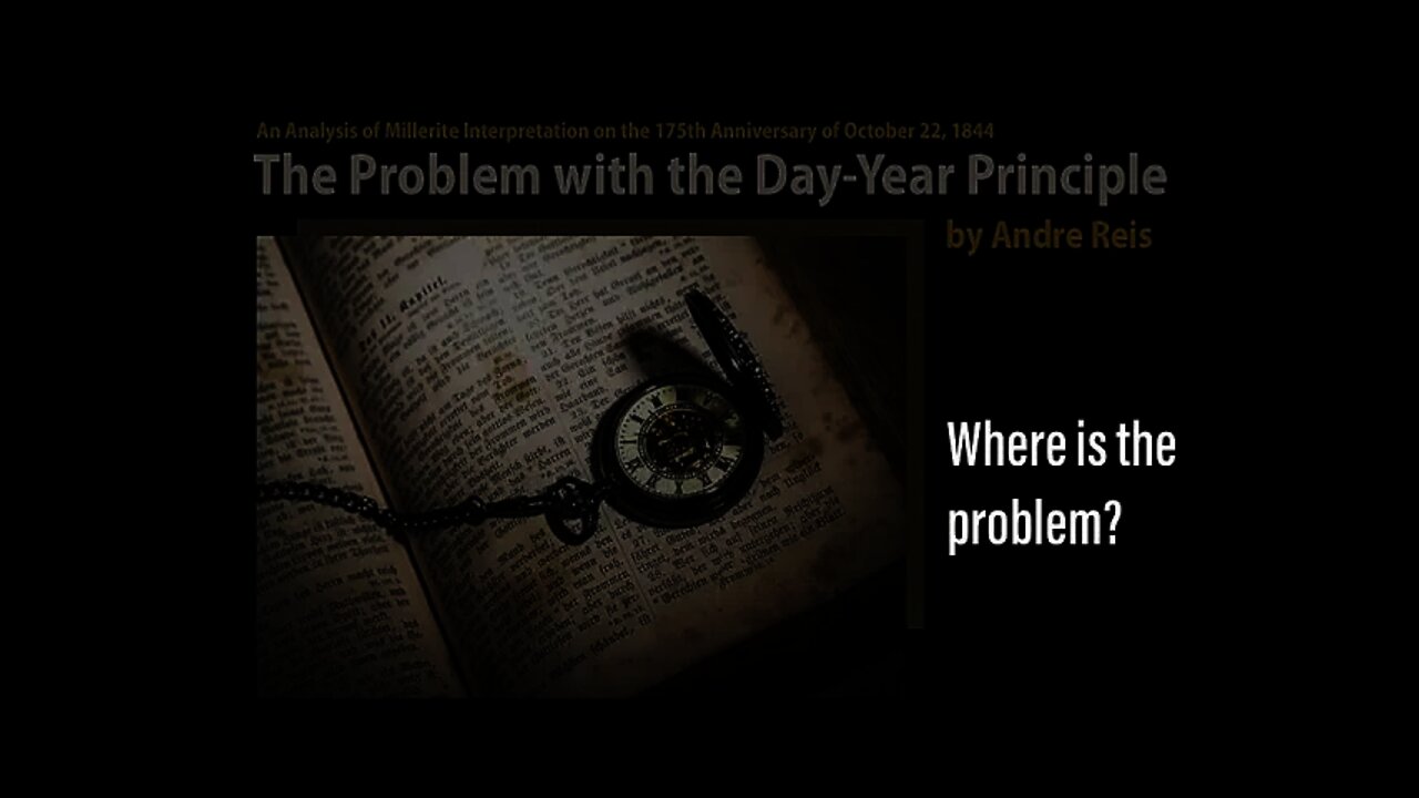 Is there a " Problem with the Day-Year Principle" ? - Arthur Branner