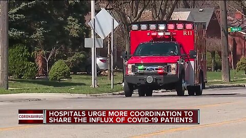 Hospitals overwhelmed with COVID-19 call on state to do more to spread patients out