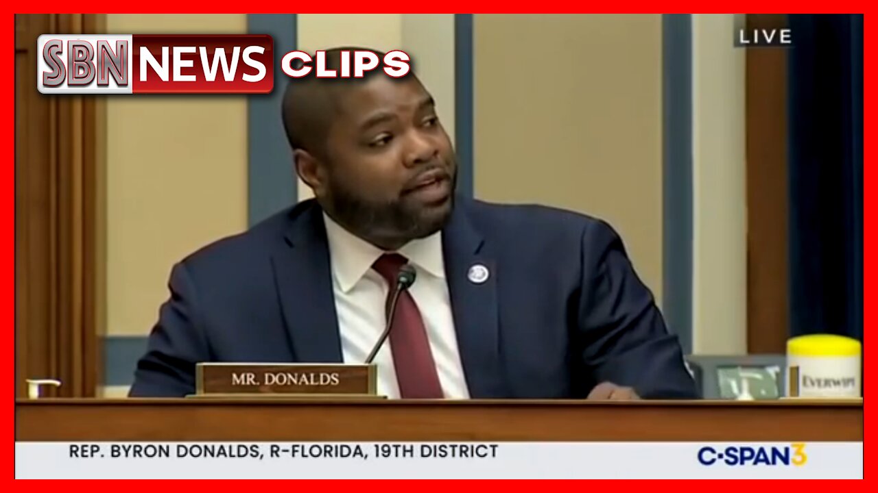 Rep. Byron Donalds Reprimands Chairwoman, Destroys False Climate Agenda, & Defends 1A - 4684