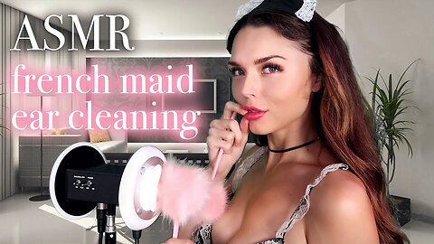 ASMR // FRENCH MAID CLEANS YOUR EARS
