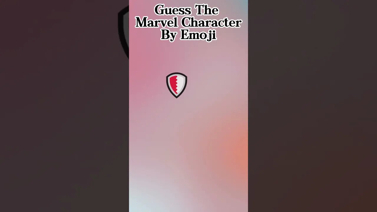 Guess the Marvel Character by Emoji 1