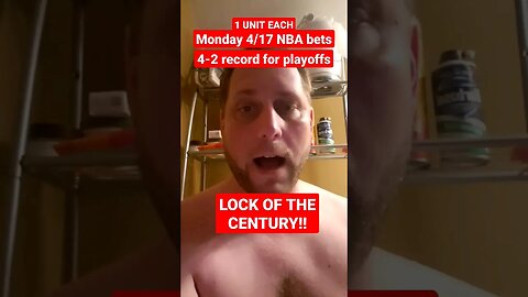 Tonights NBA bets! 4-2 for the playoffs! #nba #nbaplayoffs #sportsbetting #gambling #subscribe