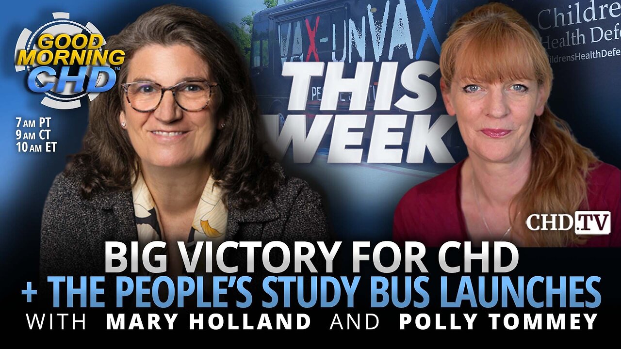 Big Victory For CHD + The People's Study Bus Launches
