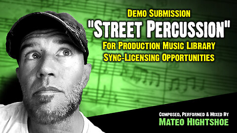 Music Sync License Submission #4 || Simple Percussion Instrumental 01