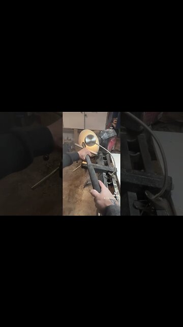 Hollowing oval vase #shorts #woodworking #hollowing #trending #shortvideo