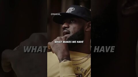 Lebron Says It's You Versus You