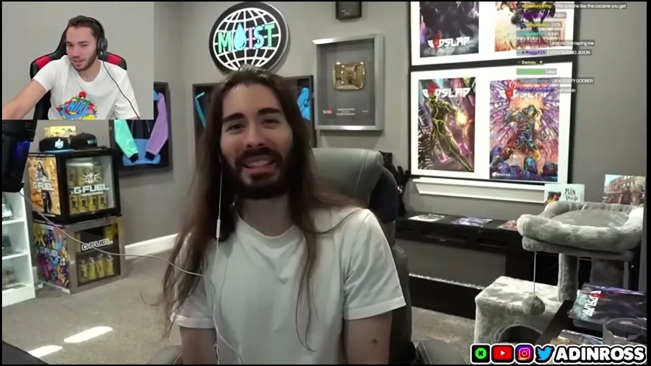 Adin Ross Reacts to Moist Critical EXPOSE Video..