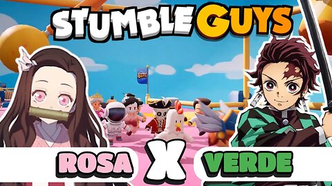 #stumbleguys , NEZUKO ROSA X VERDE TANJIRO