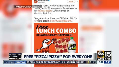 Get free pizza at Little Caesars!
