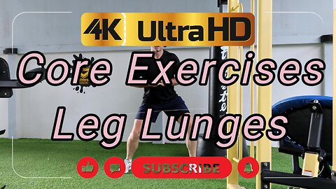 Leg Lunges for a Core Workout