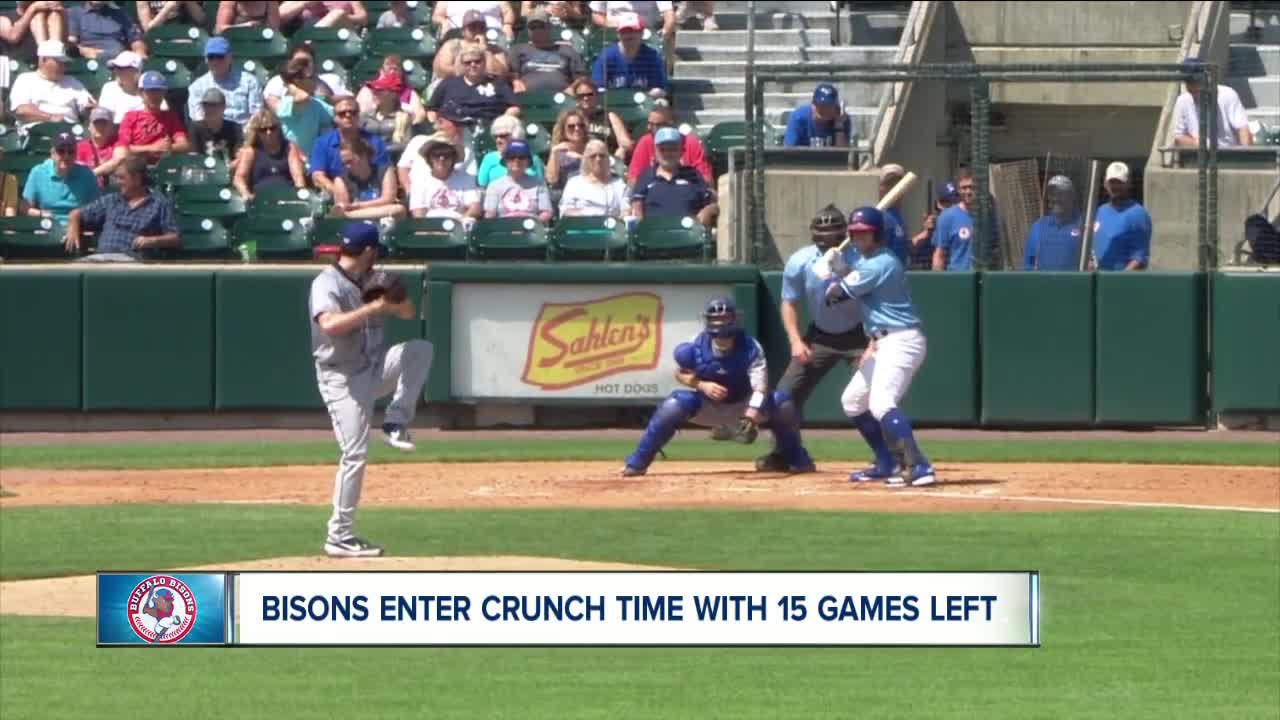 Bisons enter crunch time with 15 games left on their schedule