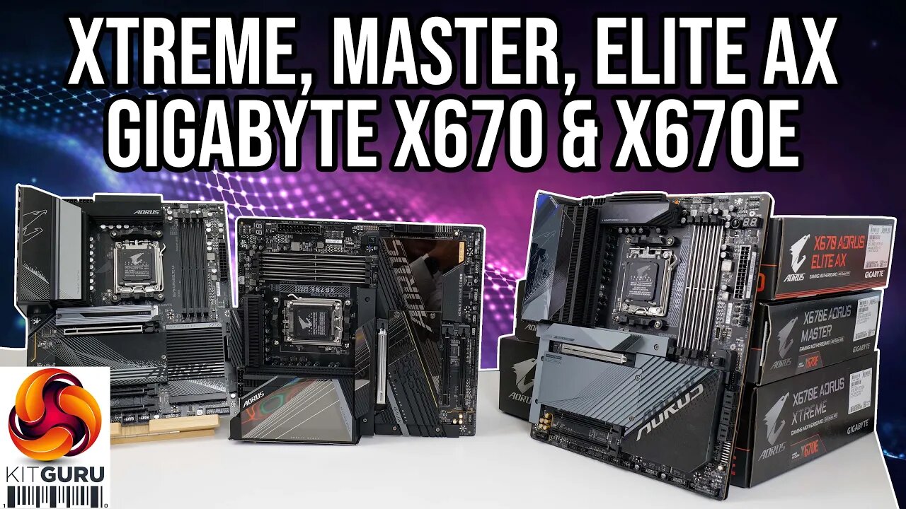 X670 & X670E – Gigabyte’s Aorus Motherboards