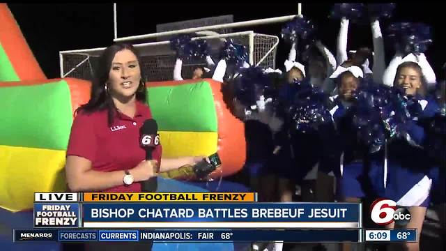 Friday Football Frenzy pep rally at Bishop Chatard High School