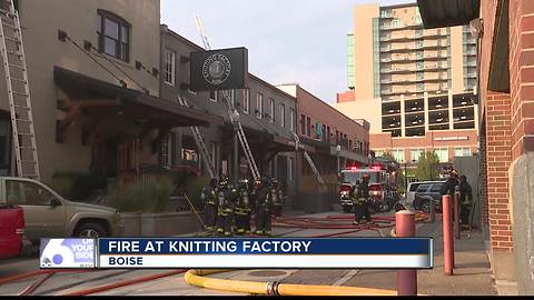 Knitting Factory in Boise catches on fire