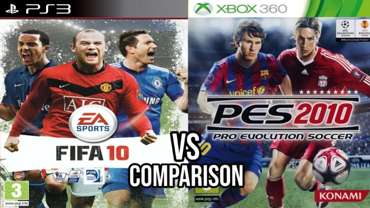 FIFA 10 PS3 Vs PES 2010 Xbox 360