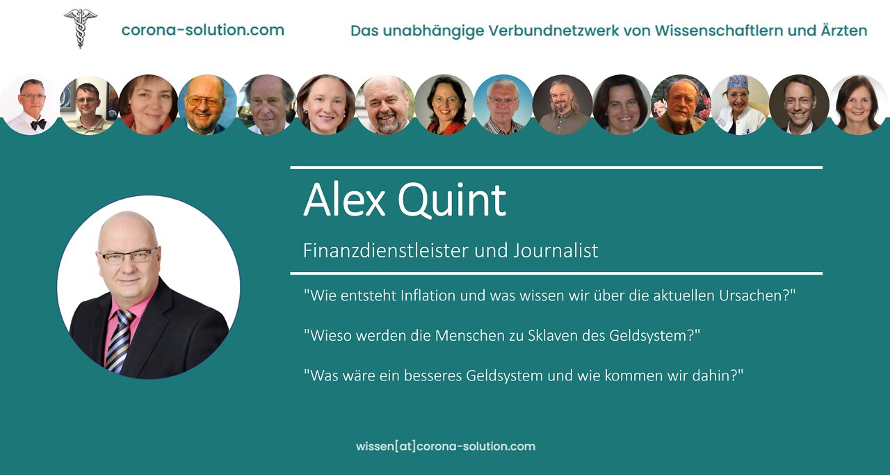 Corona-Solution im Interview mit Alex Quint am 03.06.2022 | Wirtschaft und Finanzen