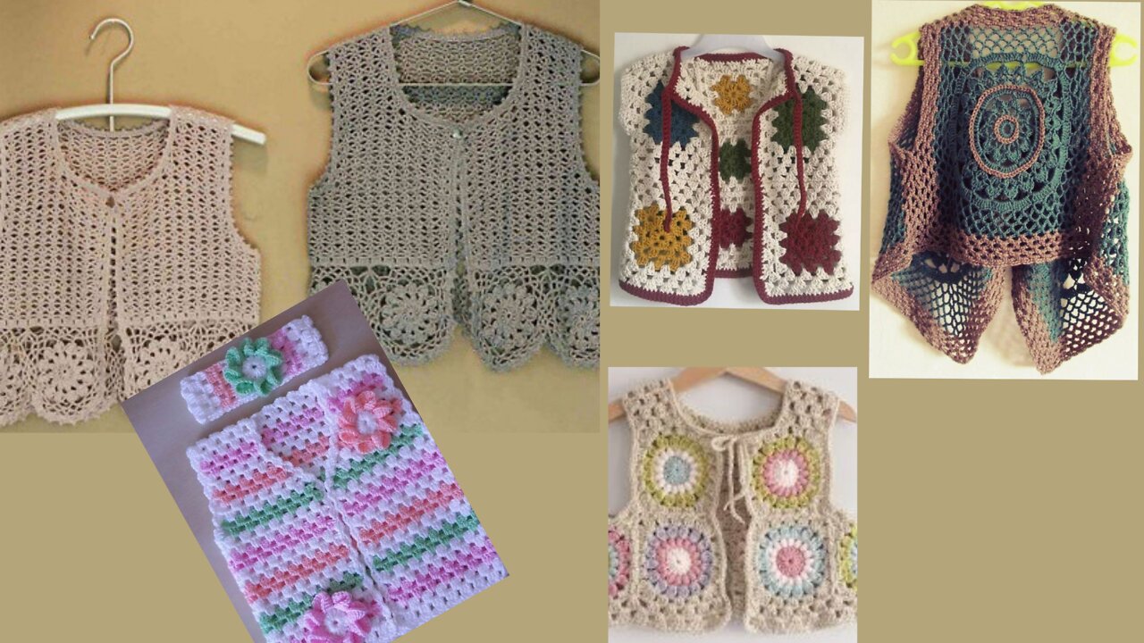 Crochet shots upper and sweater for girls favourite winter special dress