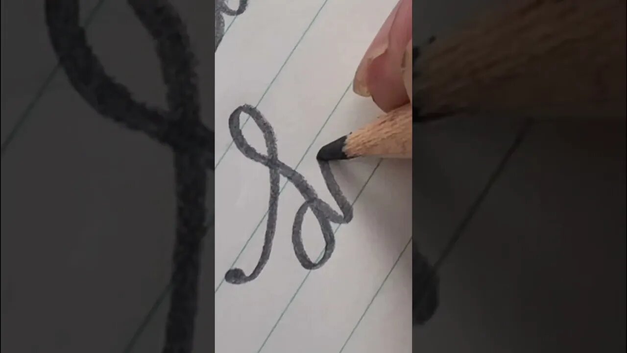 Cursive handwriting 😍 #shortsvideo #handwriting