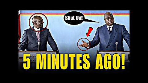 TENSIONS ESCALATE: DRC President Félix Tshisekedi Warns President Ruto Forcefully!