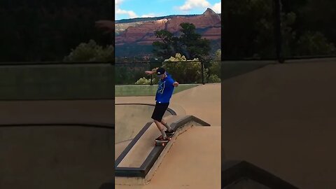 Just a 50 throwback clip from trip to AZ at Sedona #skatepark #skateboarding #skate