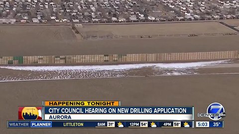 Public meeting tonight on oil & gas project in Aurora