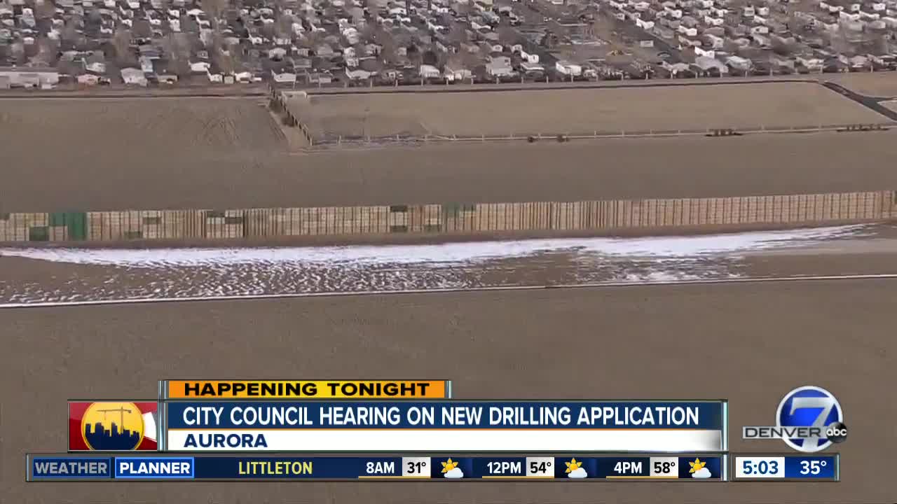 Public meeting tonight on oil & gas project in Aurora