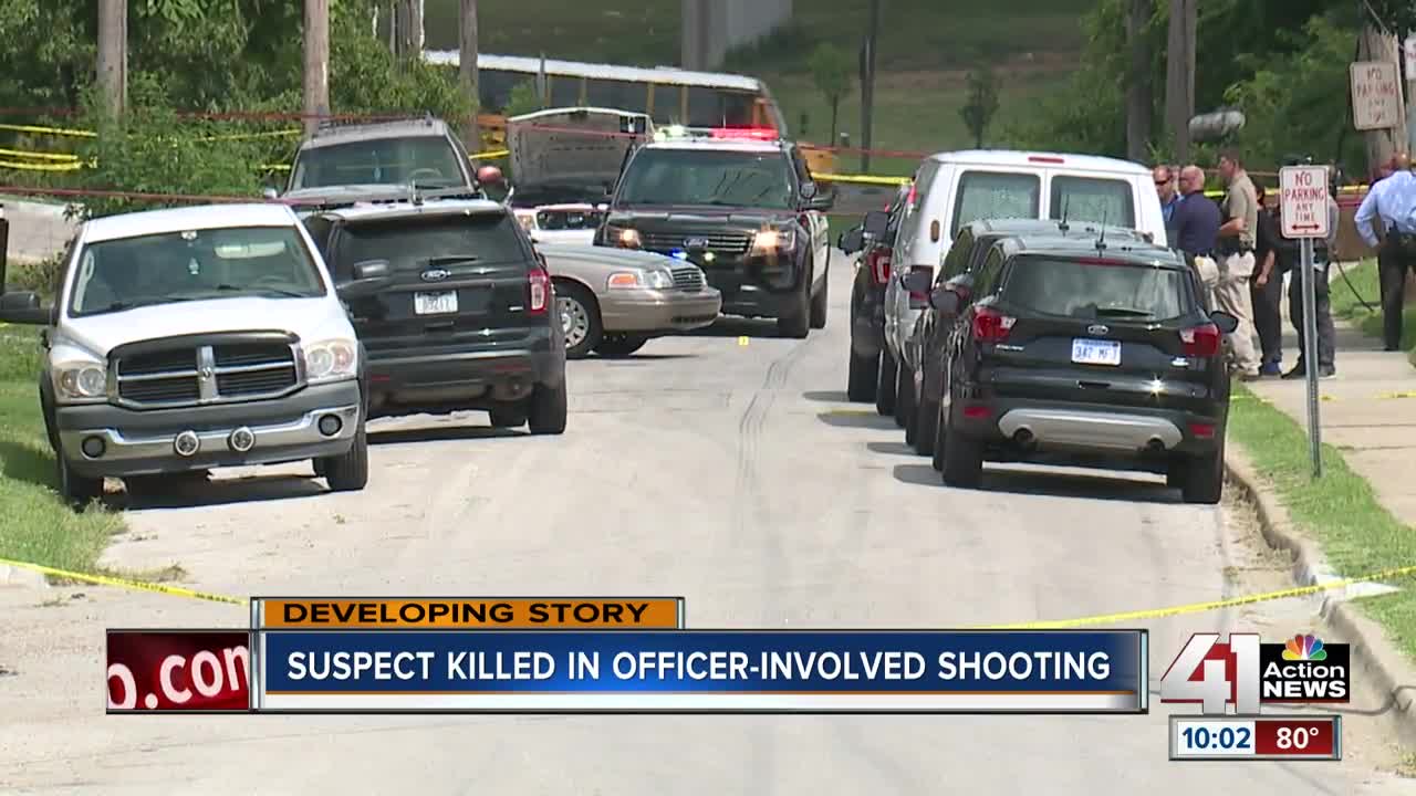 KCK police: Suspect killed in officer-involved shooting