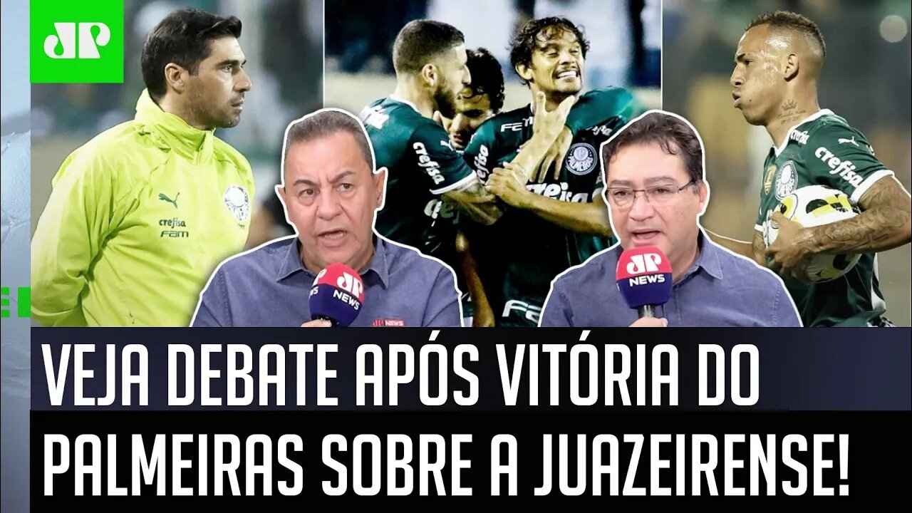 "O Palmeiras VENCEU OUTRA, e a VERDADE é que NINGUÉM..." Veja DEBATE após 2 a 1 na Juazeirense!
