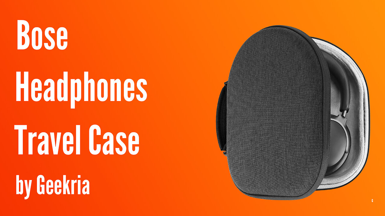 Bose Over-Ear Headphones Travel Case, Hard Shell Headset Carrying Case | Geekria