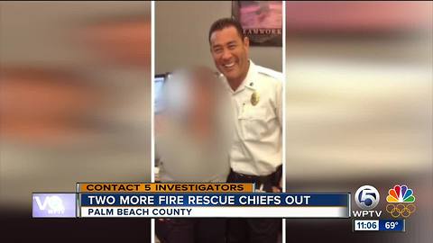 Two more Palm Beach County Fire Rescue chiefs out