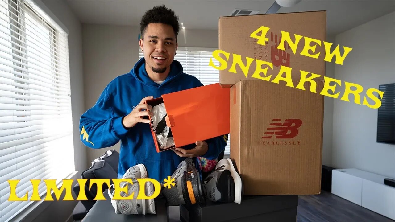 I DIDN'T KNOW THESE WERE LIMITED!! (4 NEW SNEAKER UNBOXINGS)