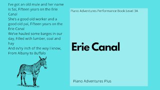 Piano Adventures Performance Book 3A - Erie Canal