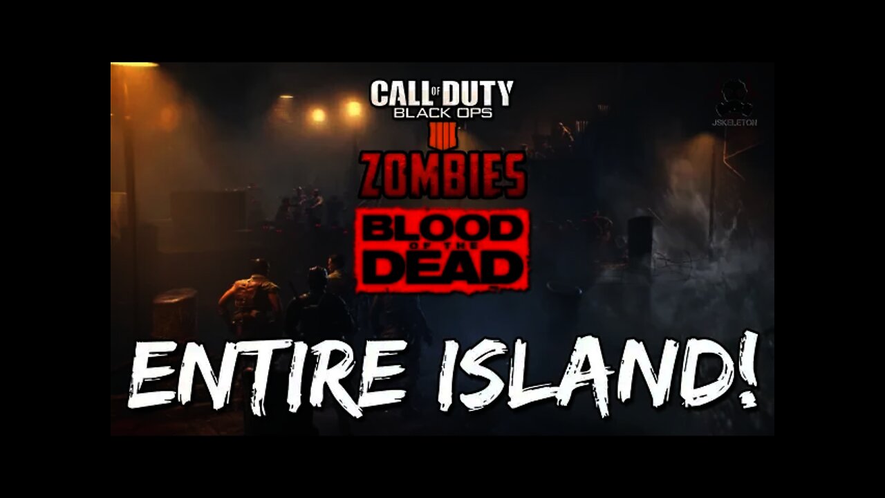 Black Ops 4 Zombies - Blood of the Dead Map MUCH Bigger than Mob of the Dead!