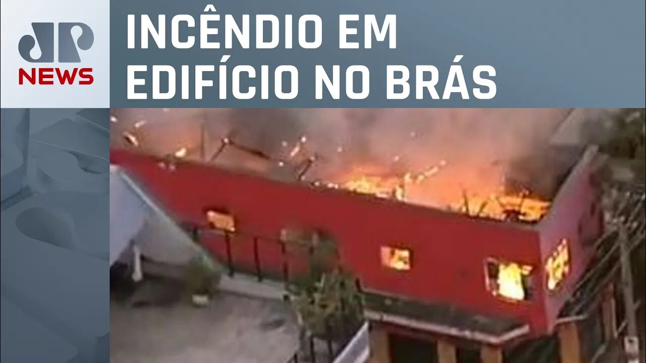 Incêndio em São Paulo: homem sai pela janela de prédio com bebê no colo