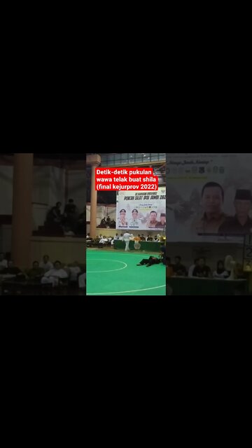 Detik-detik pukulan telak Wawa ke Shila #final #kejurprov #2022