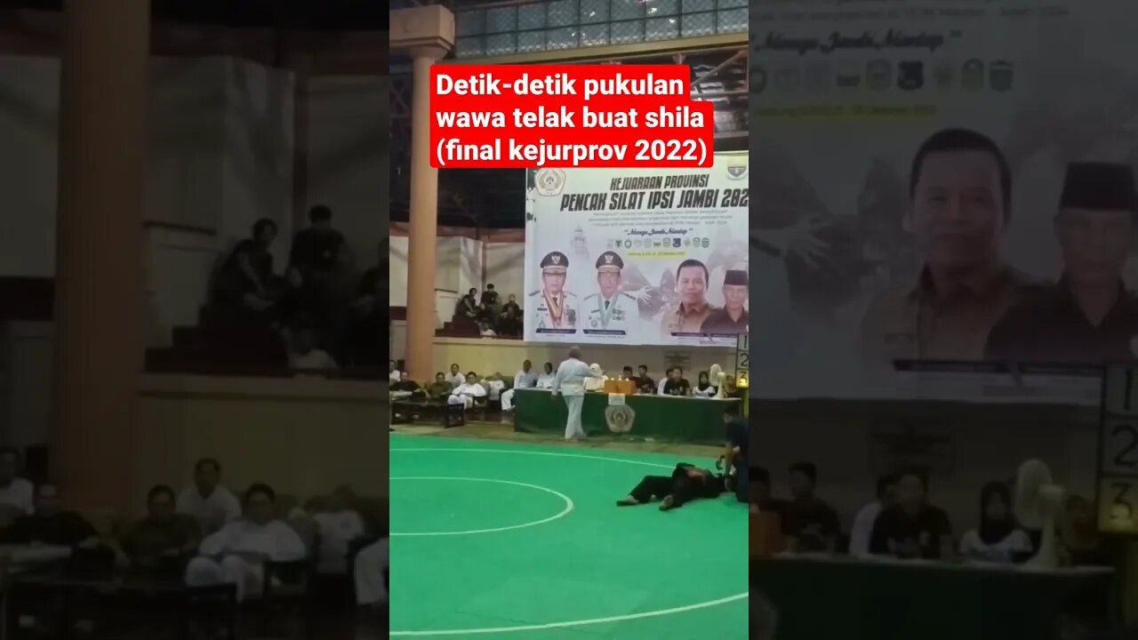 Detik-detik pukulan telak Wawa ke Shila #final #kejurprov #2022