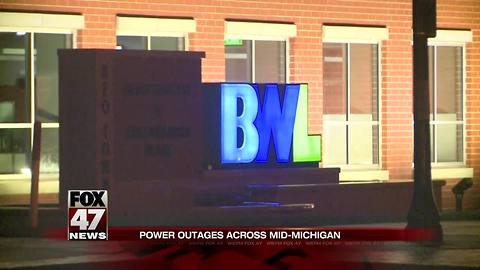 13k customers without power in Lansing