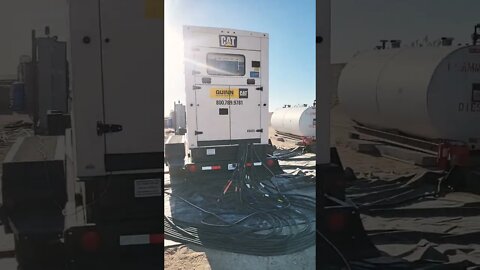 fueling up the generator then heading to San Diego for training