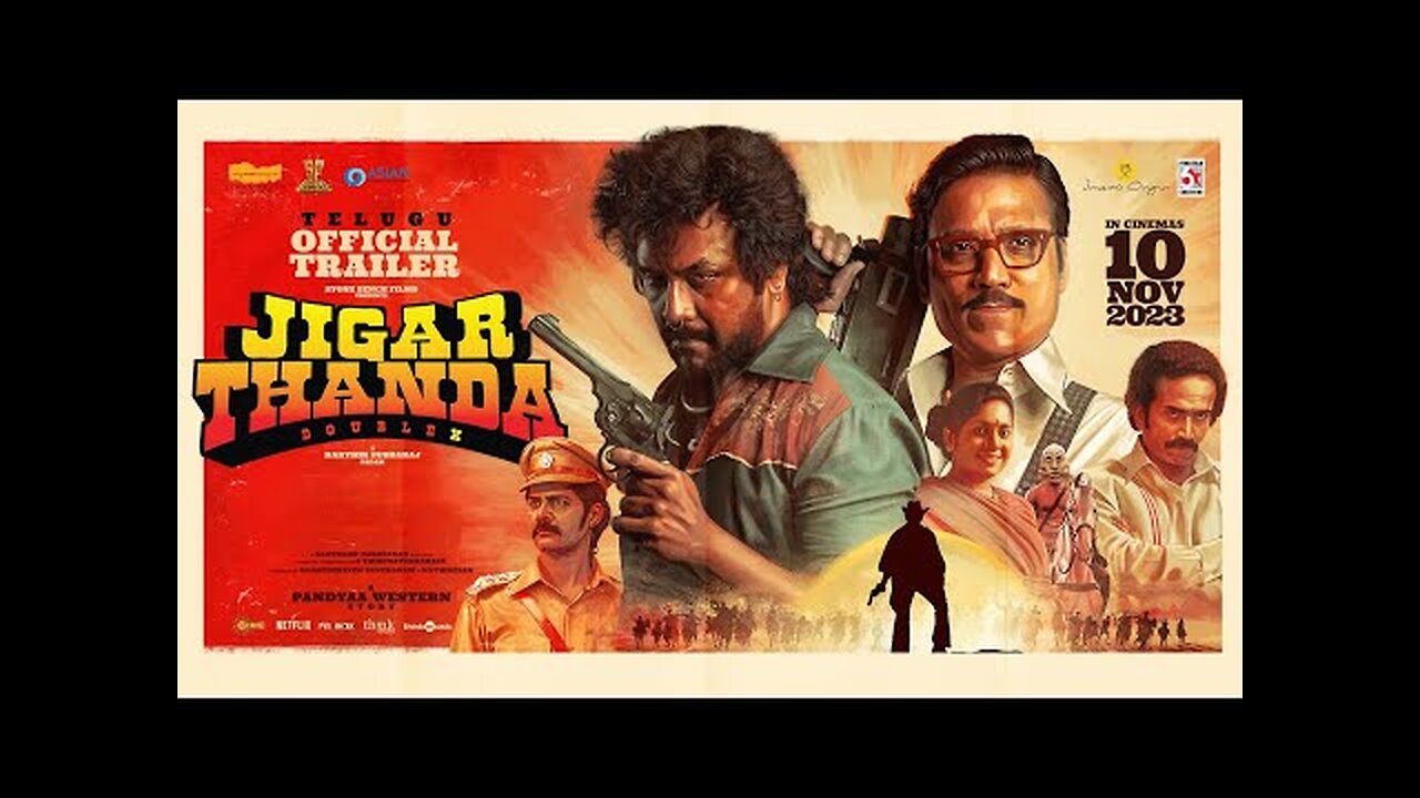 Jigarthanda DoubleX - Trailer (Telugu) | Raghava Lawrence | SJ Suryah | Karthik Subbaraj