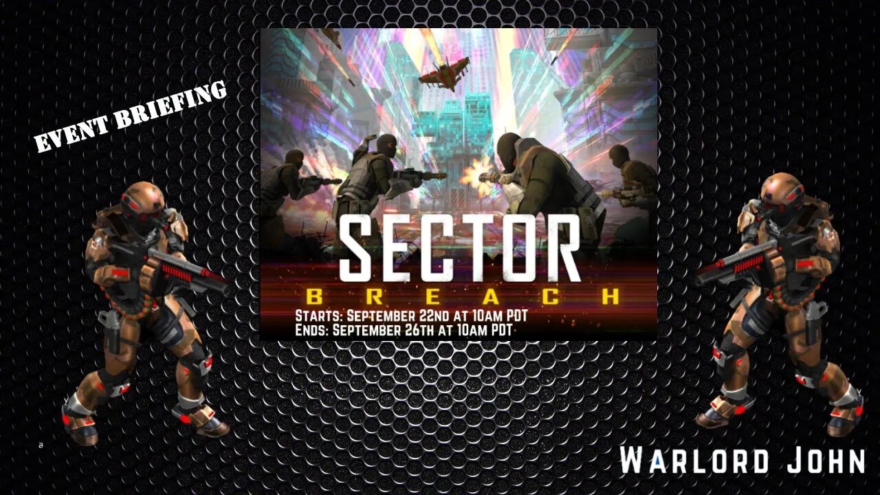 War Commander - September 2023 Sector Breach - Event Briefing