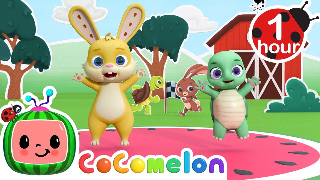 Tortoise and the Hare Dance Party | CoComelon Nursery Rhymes &amp; Kids Songs