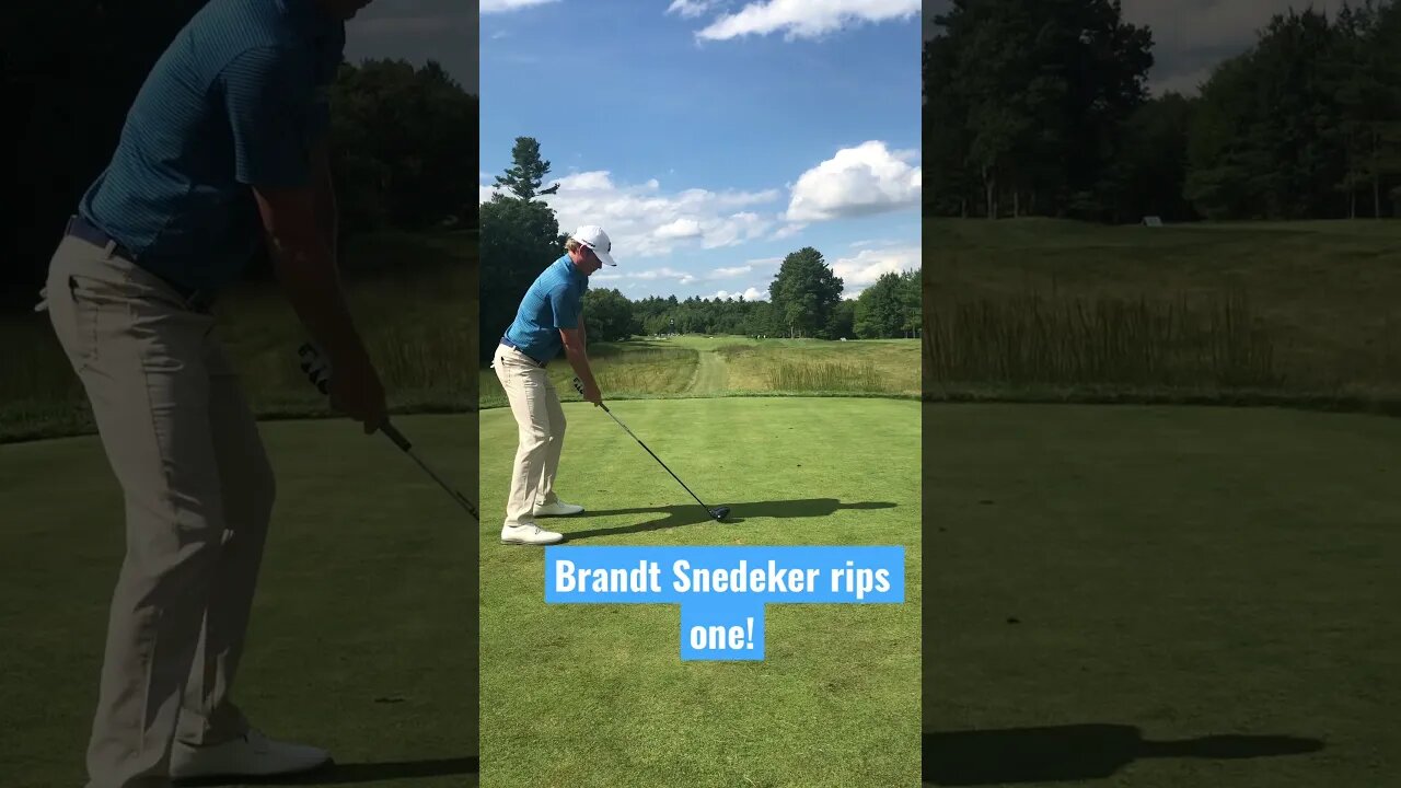 Brandt Snedeker Rips one! #brandtsnedeker #golf #shorts #tomgillisgolf