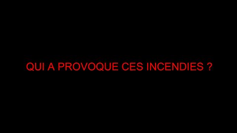 QUI A PROVOQUE CES INCENDIES ?