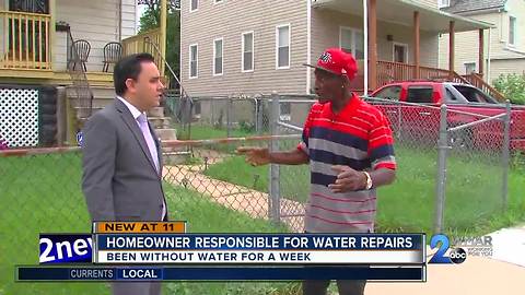 City pipework leaves man without water and he wants them to pay to restore it