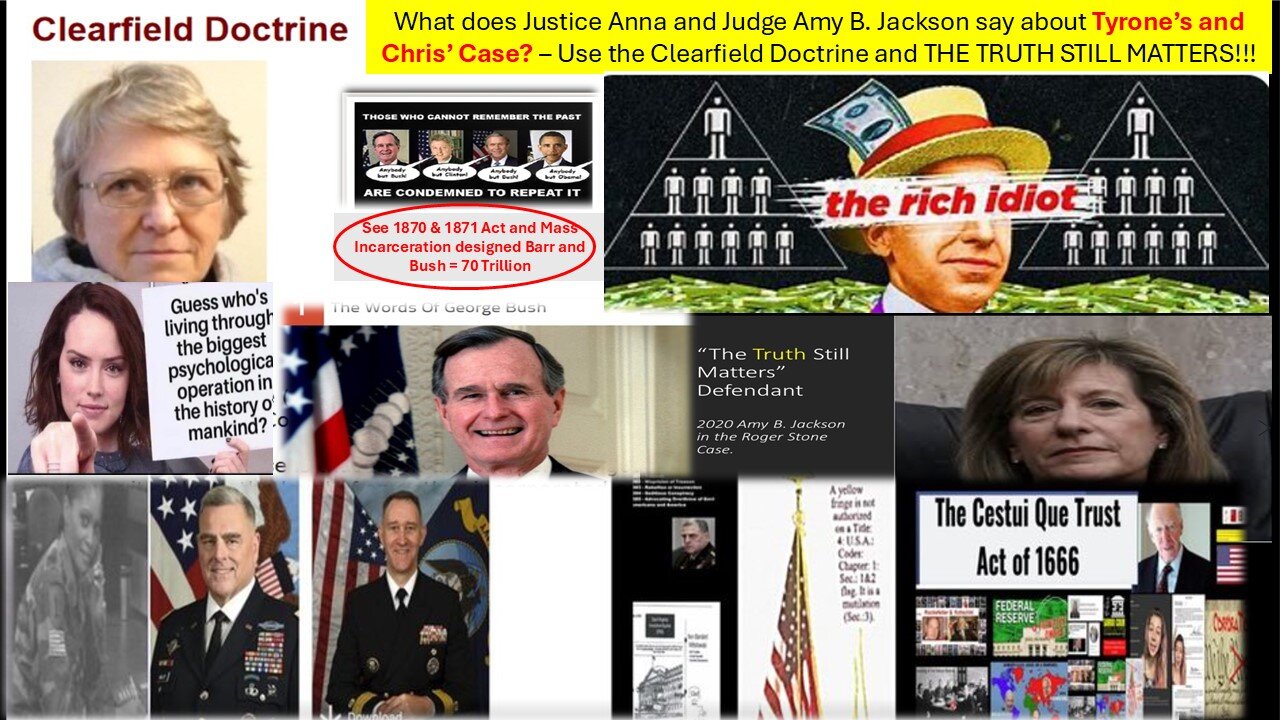 THE FALL OF THE DEEP STATE AKA THE USA INC - CAN YOU SEE IT? ASK JUDGE AMY AND JUSTICE ANNA