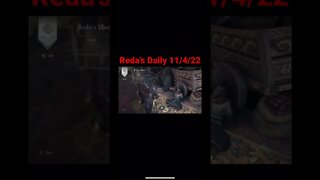 Reda’s Daily 11/4/22
