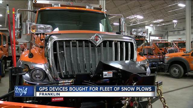 Franklin installs GPS devices on plows so residents can monitor snow removal