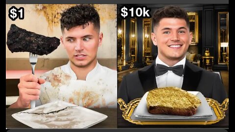 $1 vs $10,000 Steak