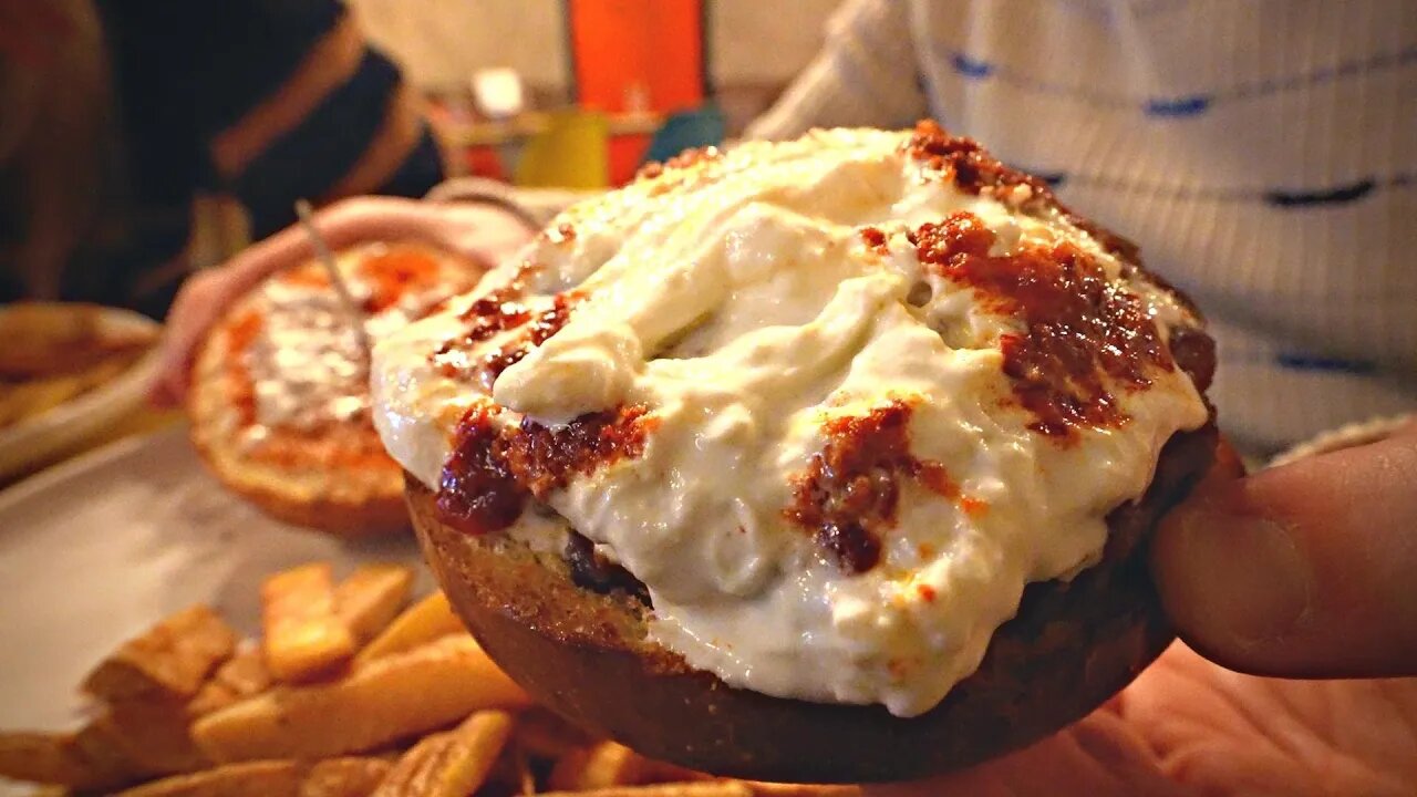 ULTRA Spicy Burger with 'Nduja of Calabria 🌶️🇮🇹 ITALY food